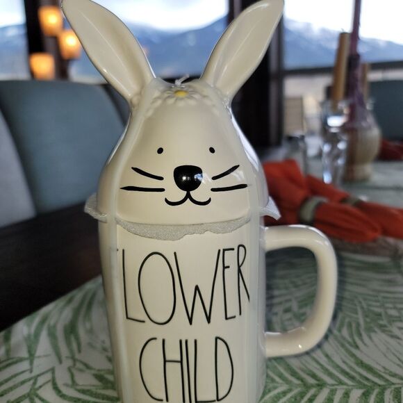 Bunny Flower Child Mug - Picture 1 of 1
